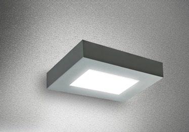 PROLED Rdelhető / Emergcy unit 80% Típus / Type Fényáram / Light output Szerkezeti kialakítás: Formatervezett fali lámpatestek, hegesztett alumíniumprofil ház. Optikai rdszer: Opál, műanyag előlap.