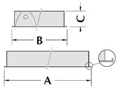 COMPASS ECB LED Süllyesztett LED paneles tisztatéri lámpatest Recessed LED panel cleanroom luminaire 70% Típus / Type Fényáram / Light output Dimsions - AxBxC Rögzítés / Mounting - DxE (lm) (LBS)