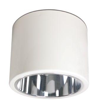 CL-GAMMA COMPASS Kompakt fénycsöves mnyezeti mélysugárzók vízszintes fénycsőelrdezéssel Compact fluoresct tubes surface mounted downlight horizontal light source position Dimsions - AxB (W) (LBS)