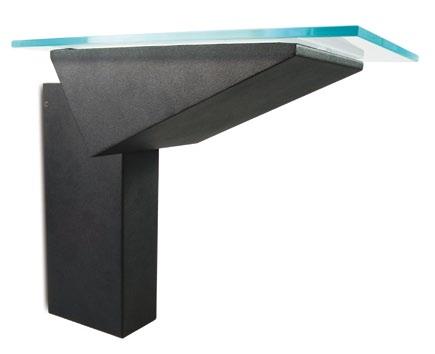HYPERLUX-W Indirekt fali lámpatest Indirect wall uplight 135 150 165 180 165 150 cd/klm n = 51% CO C180 C C270 400 200 135 Szerkezeti kialakítás: Formatervezett fali lámpatest, hajlított, feketére