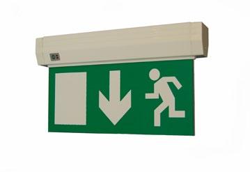 CL 5 Univerzális irányfény lámpatest Self-contained universal exit sign Oldalfalra vagy mnyezetre szerelhető LED-es