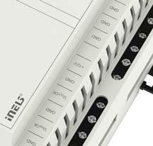 PS3-100/iNELS 8595188131568 Fokozatmentesen állítható töltőáram. A tápegység állapotát 6 előlapi LED jelzi (például meghibásodás esetén).