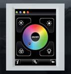 beállítására RFWB-40/G G M R B RF KEY R G B 1V DC RFDA-73M/RGB 1. ábra RF COLOR RF COLOR üzemmódban RGB LED szalagok szabályozhatók, az adó gombjaira szabadon választható a szín.