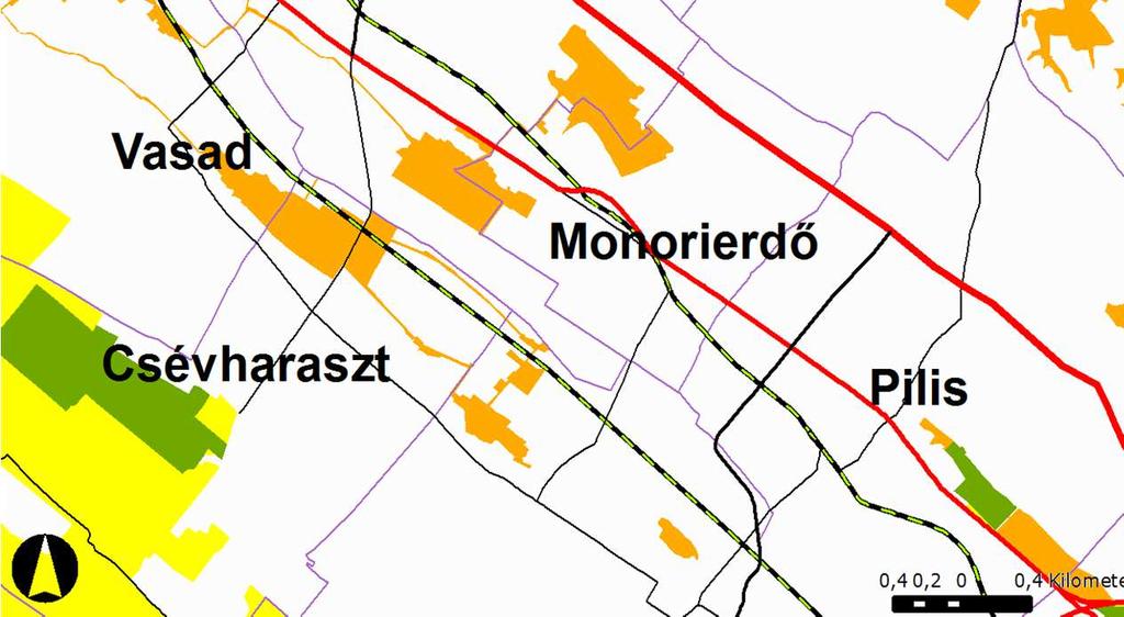 (1) Az országos ökológiai hálózat övezetben csak olyan kiemelt térségi és megyei területfelhasználási kategória, illetve olyan