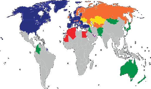 A NATO és a globális partnerség 5. ábra: NATO-partnerségek rendszere Forrás: http://en.wikipedia.org/wiki/file:nato_partnerships.