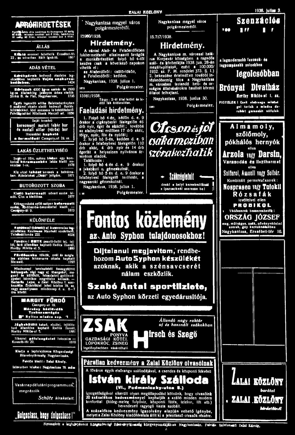 1424 MHaaak 4000 kroa rnkif ta 1500 kg ot ÉlUtmíileg jalinyos irban eladók Sírira B.