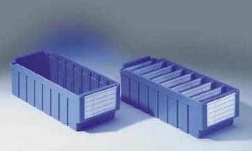 100 db RKE 400 17920 Védõfólia 100 db RKF 400 17930 995 mm 106 106 66 400 mm-es polcmélységhez RK 421 Polisztirol, kék, max. 8 részre osztható, 6 doboz polconként.