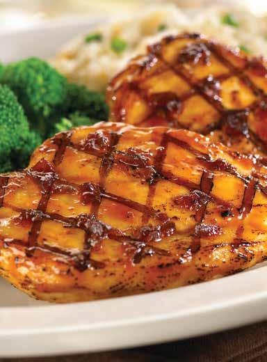 sajtos burgonyapürével tálalva. JACK DANIEL S SALMON 4490,- Grillezett lazacfilé, Jack Daniel s szósszal.
