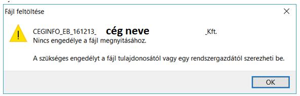 Újra be szerettem volna tölteni az OBR file-t, de az alábbi hibát kapom: Az újabb Firefox verziók esetén előfordulhat, hogy a böngésző Vissza gombjával lépünk a feltöltő felületre, akkor