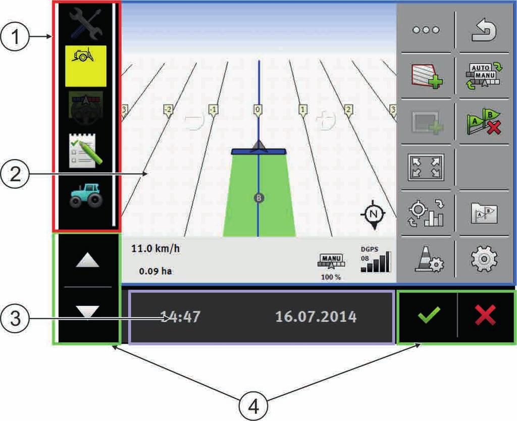 I Terminal TOUCH800 3. Helyezzen be egy USB adathordozót feladat-adatokkal. 4. Kezdjen el egy feladatot. 5.3 Eljárásmód A terminál kikapcsolása Így kapcsolható ki a terminál: 1.