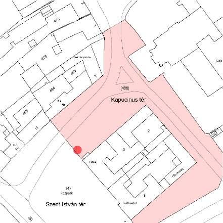 Megnevezés Cím EOV Y EOV X 586834 225939 Szent Sebestyén szobor Kapucinus tér 586846 225930 Védelem Törzsszám Azonosító helyrajzi