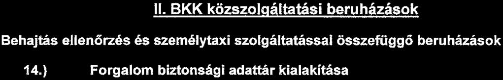 13.) Projekt támogatási környezet kialakításaj licenc és hardverelemek beszerzésével A beruházás célja, a BKK által kezelt projektek projektirányítási rendszerében a projekt hálótervezés IT