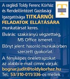 Jelentkezni fényképes önéletrajzzal Cegléd, Kút utca 1., vagy az info@behajtom.hu e-mail címen lehet. ÚJSZILVÁSI Húsüzembe, gyakorlattal rendelkező, férfi munkatársakat keresünk!