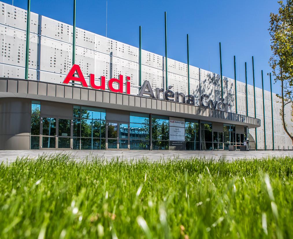 EYOF Győr 2017 Szurkolói füzet Spectator s Guide KÉZILABDA Versenyhelyszín: Audi Aréna Győr Edzéshelyszínek: Audi Aréna Győr, Magvassy Csarnok Versenynapok: 2017 július 24 26. és 28 29.