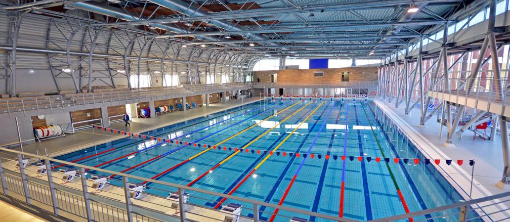 EYOF Győr 2017 Szurkolói füzet Spectator s Guide ÚSZÁS Versenyhelyszín: Aqua Sportközpont Edzéshelyszín: Aqua Sportközpont Versenynapok: 2017 július 24 28. Edzésnapok: 2017 július 23 28.