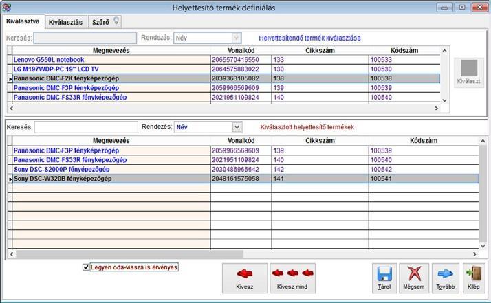 TÖRZSADAT MENÜ 66 Export adatok A számlázó programban felvett áruk Angol és Német megnevezéseit, illetve az áruhoz tartozó megjegyzések fordítását tudjuk itt megadni.
