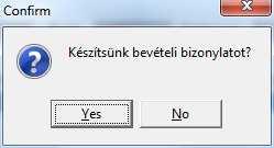 a bizonylatszám mezőbe írja be. Ezt a szabályt abban az esetben, ha automatikus kontírozást szeretne használni, kérjük tartsa meg.