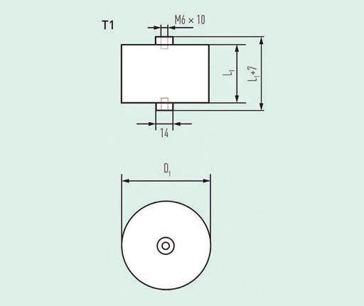 ..1600V DC Axiális, kis induktivitású kondenzátor E51 Nagy feszültségük ellenére száraz technológiával és drága szigetelők nélkül készülnek. A kondenzátorelemeket műgyanta (PUR) veszi körül.