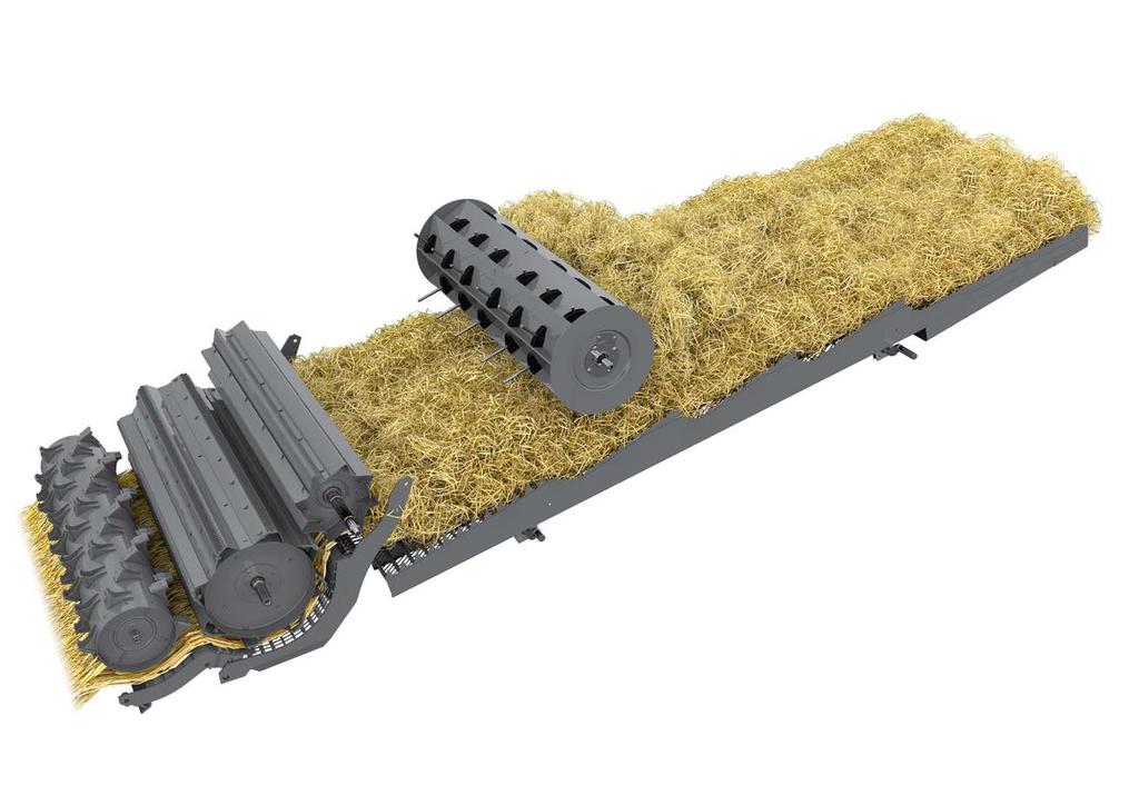 Több másodlagos leválasztás. Szalmarázó technológia MULTIFINGER SEPARATION SYSTEM (MSS) Fürge ujjakkal az utolsó magért.