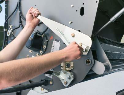 Szintén elérhető egy szerszám nélkül, két karral, mechanikusan állítható rendszer.