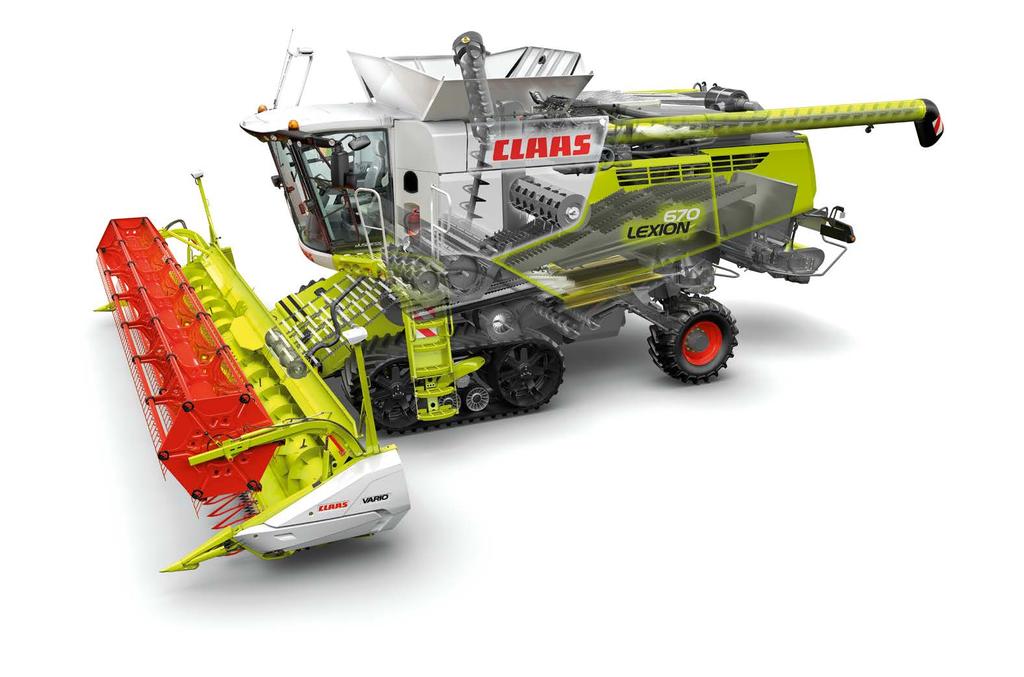 A LEXION 600 részletekben.