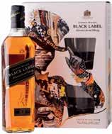 999 Ft JOHNNIE WALKER BLACK LABEL WHISKY fém díszdobozban, 40%, 0,7 l, 10