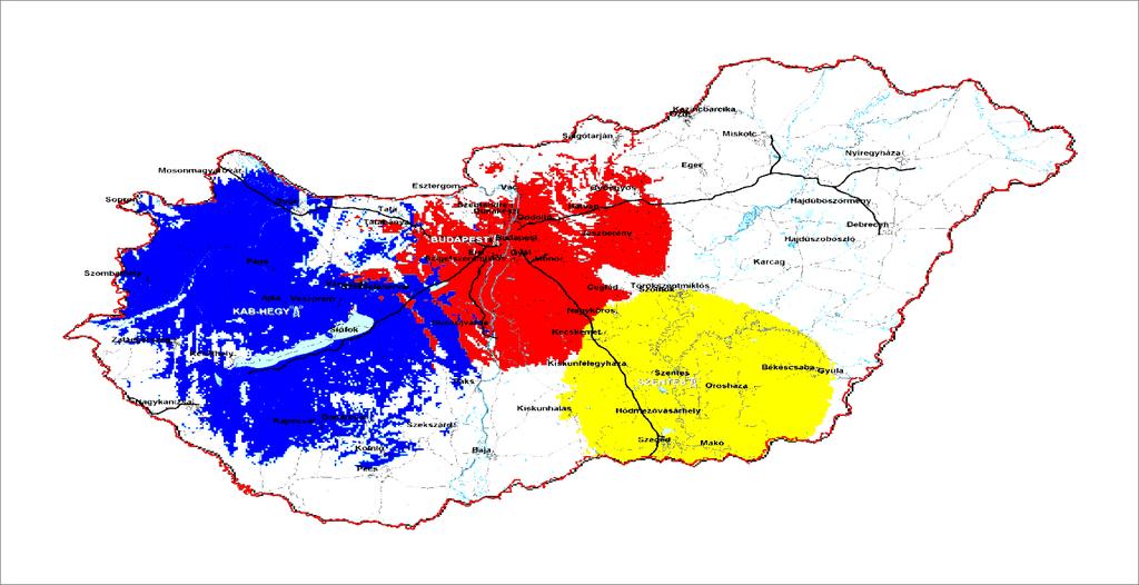 Hálózatkiépítés ütemei 2008 3