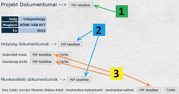 Bármelyik lehetőséget is választjuk, a rendszer némi számítás elvégzése után (ennek ideje a létrehozandó dokumentum méretétől függ) létrehozza a PDF állományt.
