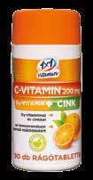 C-vitamin felszívódást biztosítson. Forgalmazza: TEVA Gyógyszergyár Zrt., 4042 Debrecen, Pallagi út 13.