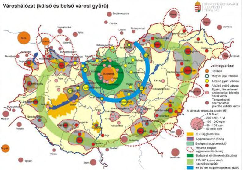 A városok és térségeik az ország gazdasági növekedésében és területi fejlődésében is jelentős szerepet játszanak.