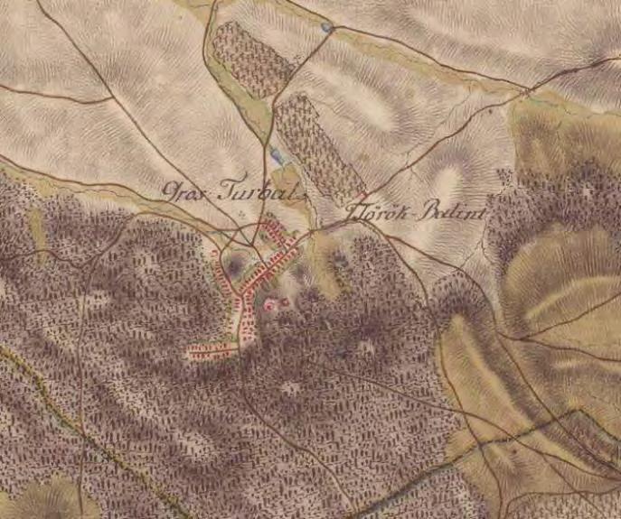 I. katonai felmérés Az 1763-87 között készült I. Katonai felmérésen Törökbálintot Gross-Turbal néven is említik. A Gross-Turbal elnevezés a szomszédos Torbágytól való megkülönböztetést szolgálta.