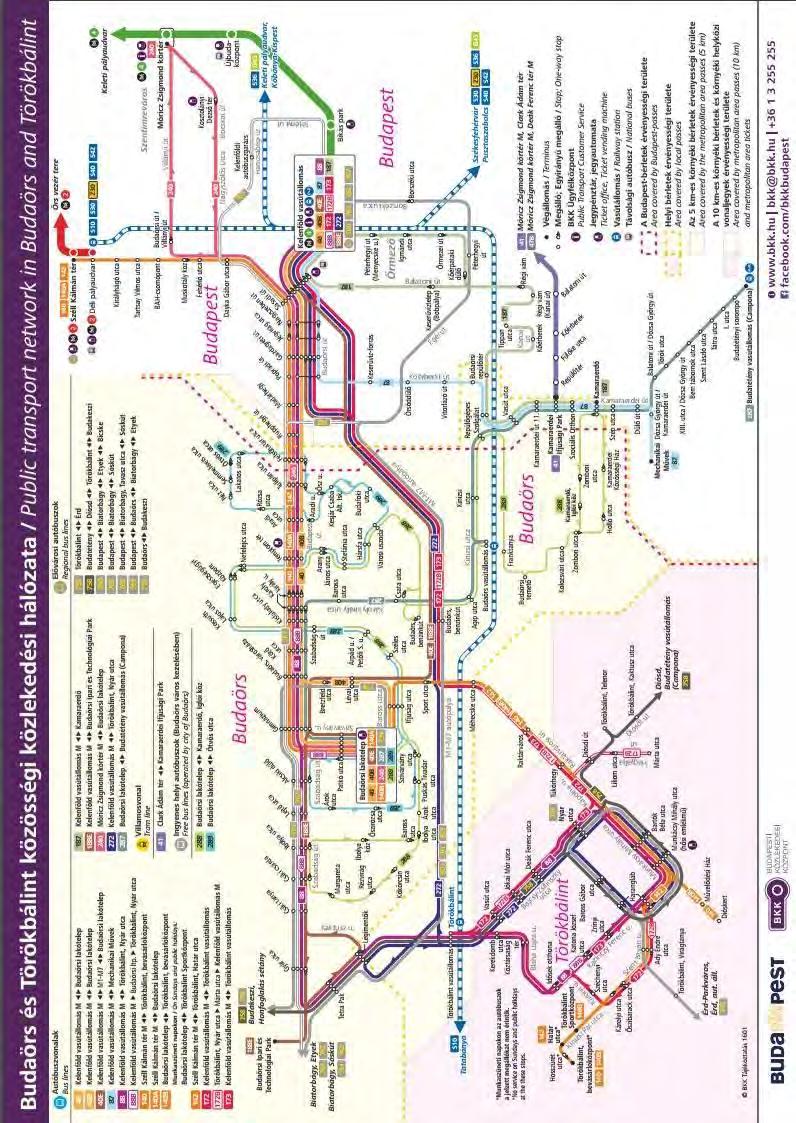 Budaörs és Törökbálint közösségi közlekedési hálózata / Public transport network in Budaörs and Törökbálint C.-.fiilil~M.... Wainila\-61.tt, ldtn-.w nsuua... M llnbl5n.1 labll ltp c:j ldtniildns.