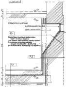 Ablaknyílásokban cementrabic aljzat falba bekötve Pórusbeton hőszigetelő lapok ragasztva védőrétegként Padlón aljzatbeton védelem Épített légcsatorna a padlóban A légcsatornák mérete határozta meg a