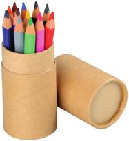Ceruzahossz: 14,5 cm 48 db színes ceruza kartonhengerben Cikkszám: