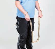 Tartó öv Lenvászonból bőr súrolásvédelemmel állítható hosszúságú Teherbírás 80 kg BO 5065600 BO 5065601