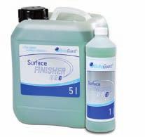 BriteGuard Surface FINISHER A Surface SEALER-es bevoáast követően a maradványok könnyű eltávolításához.