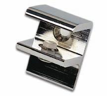 Üvegpolctartó Acél rögzítőcsavarral Szélesség 23 mm Üvegvastagság 8-10 mm Kinyúlás maximum 150 mm Szélesség maximum 600 mm Terhelhetőség páronként max.