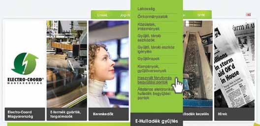 2.2 Használtfényforrás-begyûjtô pontok A lakóhelyünkhöz