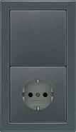 (96 x 167 mm) ESD 2982 63009 79353 Keret, hármas (96 x 238 mm) ESD 2983 63009 79354 Alumínium felületű, antracit színű Keret, egyes (96 x 96 mm) ALD 2981 AN 63009 79325 Keret, kettes (96 x 167 mm)