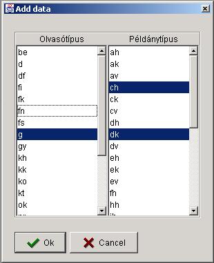 Az adatok módosítása után a felhasználónak a Fájl/Mentés menüponttal, vagy a Ctrl+S billentyűkombinációval, vagy a gomb megnyomásával kell az adatokat elmentenie az adatbázisba.