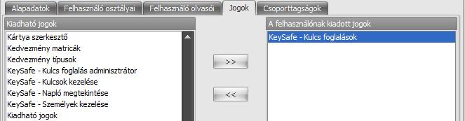 Az elkövetkezendő beállítást a felhasználó létrehozásakor is megtehetjük.