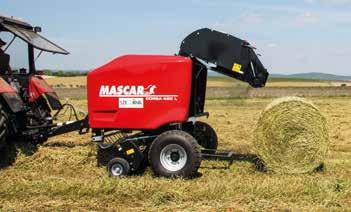 Mascar Monster 770 Profi változó kamrás bálázó AKÁR MTZ-vel is használható!