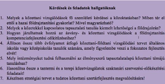 tulajdonsága miatt hasznosítják a kőzetet a tapasztalt módon (például nagyon ellenálló, nehezen kopik utcakőként; a palás bírja a nyomásterhelést alapzatként; üreges, jól tartja a hőt pizzasütőben