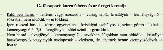 kémcsőben hevítve egyik sem sósavban oldódik pezseg 17.