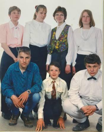 1995-1996 Reguly iskola végzős diákjai 8.a. Ambe