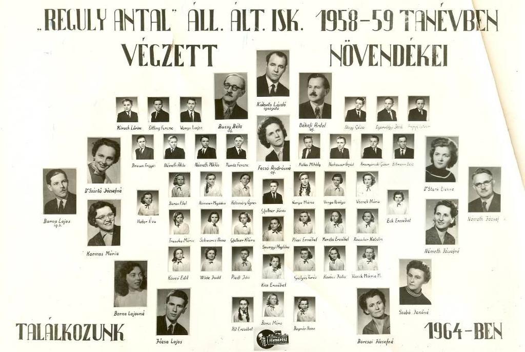 Visszaemlékezés Tegyi Józsefné (Szammer Anna): 1958-1958.