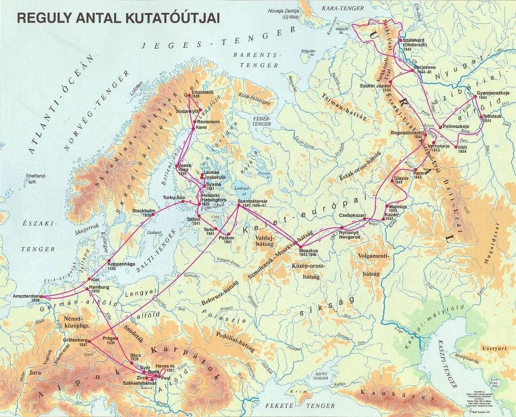 Reguly Antal Zirc nagy szülöttje, az általános iskola névadója, 1839-1847 között európai emberként elsőként járt az Észak-Ural vidékén a finnugor rokon népek között.