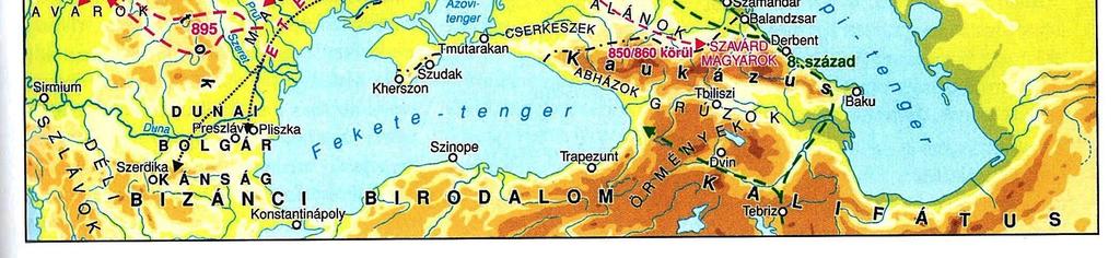 éves együttélést kell feltételezni, amelyen belül 650 és 830 közé esett az intenzív korszak.