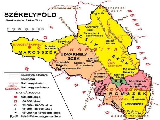 A köztudatban a történelmi Erdélyhez ma hozzászámítják a Kelet- Bánság és a Partium területét Népesség: 4 133 358 / 7 723 313 fő Nyelv: román, regionális nyelv: magyar és a szász Terület: 57 000 /