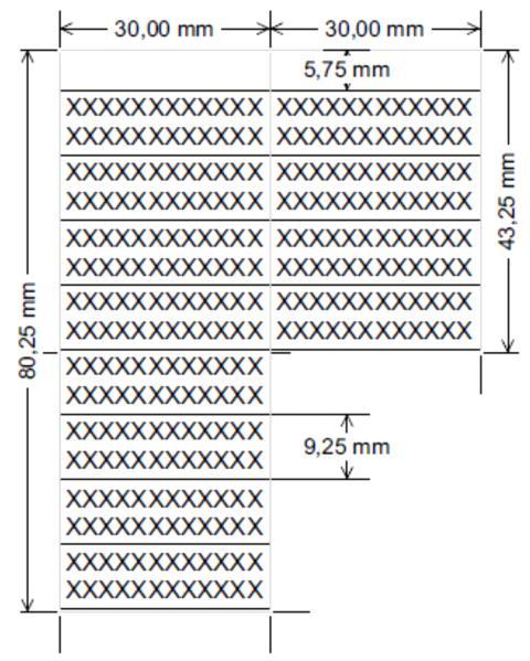 Az egyes bemenetek megnevezése Adott méretű papírcímkék felhelyezhetők a készülék előlapjára. A papír nem lehet vastagabb, mint 0,1mm.